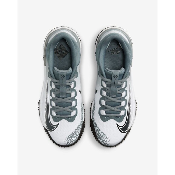 Nike Alpha Huarache Elite 4 TF Light Smoke Grey/White FD2746-001 Women’s 10.5 - Picture 5 of 8